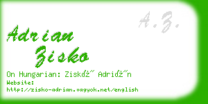 adrian zisko business card